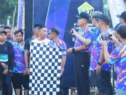 Gubernur Sultra Ajak Masyarakat Sultra Jaga Kesehatan dan Promosikan Wisata Lewat Event Kendari Run Sultra
