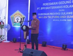 Gubernur Sultra Andi Sumangerukka Resmikan Kantor PT BPR Bahteramas Kolaka