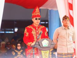 Gubernur Sultra Andi Sumangerukka Pimpin Upacara Peringatan HUT Provinsi Sultra ke-61 di Wonua Mekongga