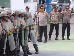 Sambut Hari Buruh 1 Mei 2025, Polresta Kendari Gelar Simulasi Pengamanan