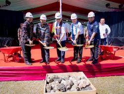 Gubernur Sultra Bersama Menkes Budi Gunadi Sadikin Laksanakan Ground Breaking Pembangunan RSUD Buteng