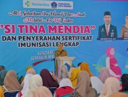 Tekan Angka Kematian Ibu dan Anak Serta Stunting, Wali Kota Kendari Luncurkan Program Si Tina Mendia