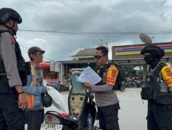 Lakukan Pungli dengan Modus Jukir, Tim Satgas Ops Pekat Anoa 2025 Amankan Petugas Parkir Liar di Indomaret Lawata