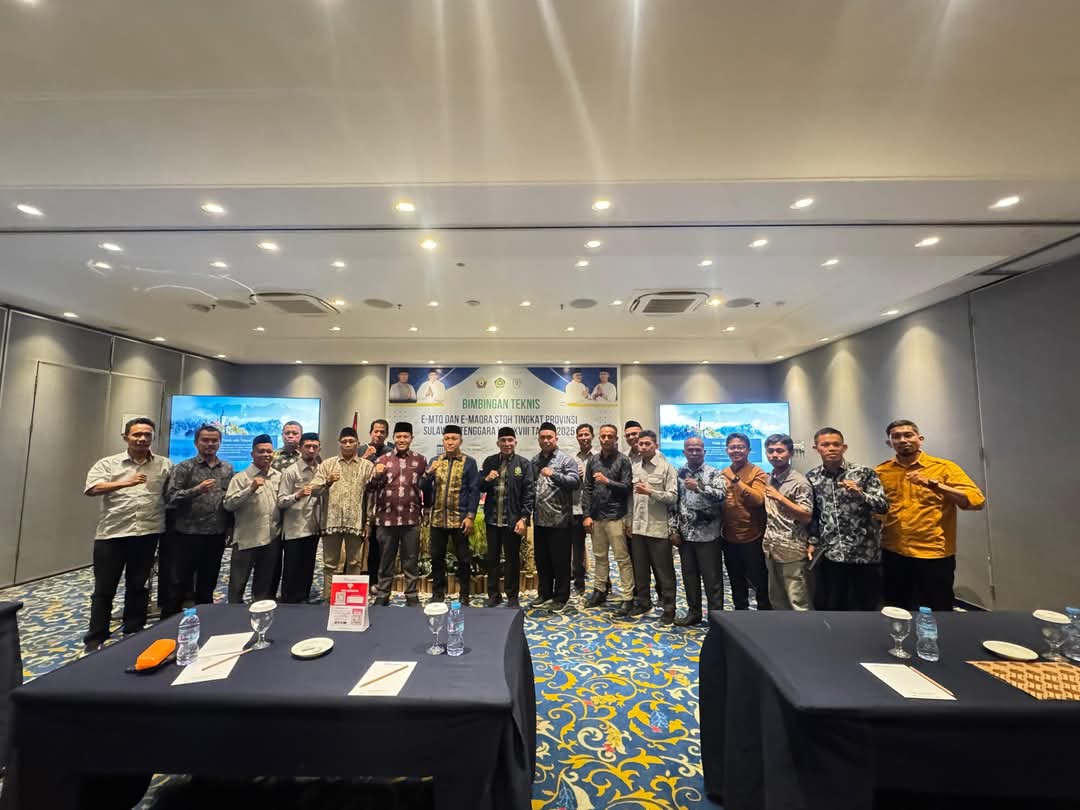 Karo Kesra Setda Provinsi Sultra Buka Secara Resmi Bimtek E-MTQ dan E-MAQRA STQH ke-28 Tingkat Provinsi Sultra